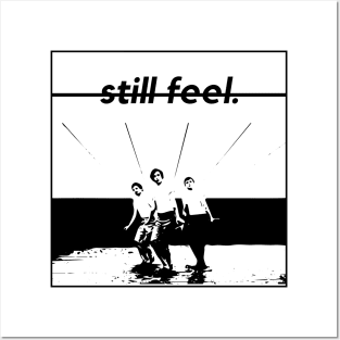 still feel square logo Posters and Art